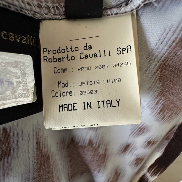 Vintage Y2K ROBERTO CAVALLI Giraffe Print Maxi Skirt - Picture 9 of 10